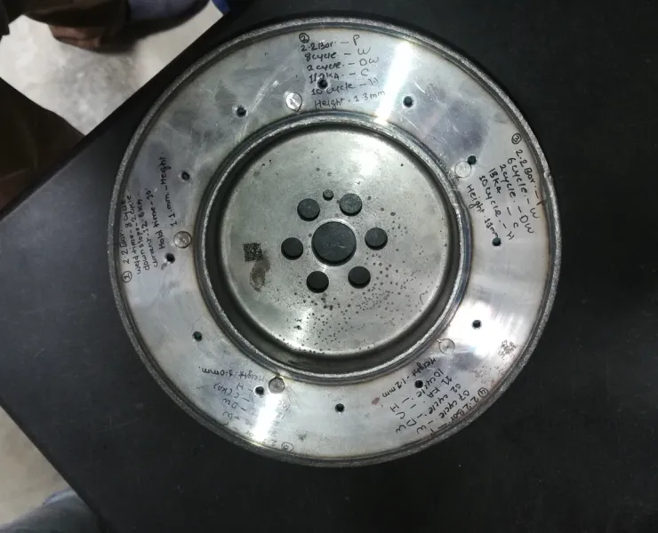 Damper to Plug Welding 